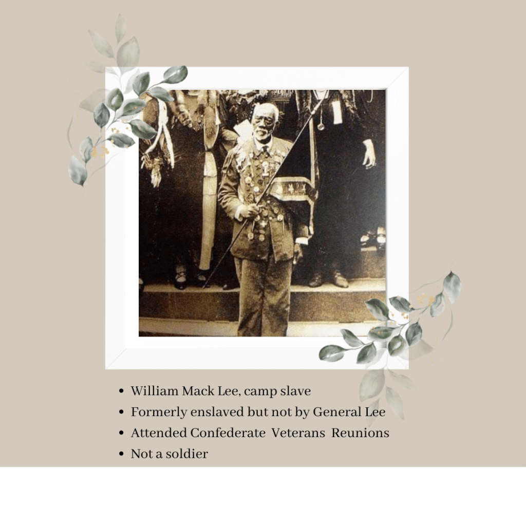 Expert storyteller, William Mack Lee, former enslaved person