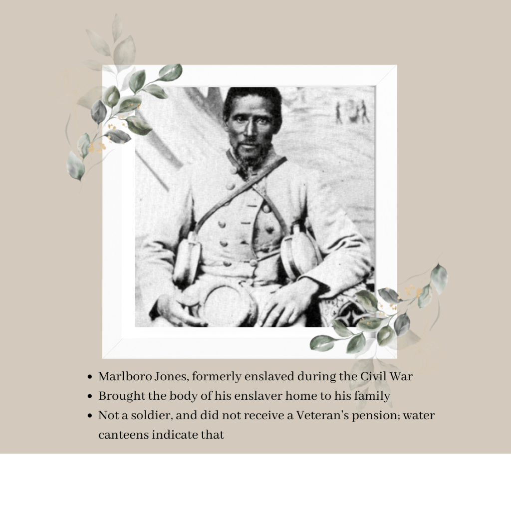 Enslaved African American, Marlboro Jones, Civil War