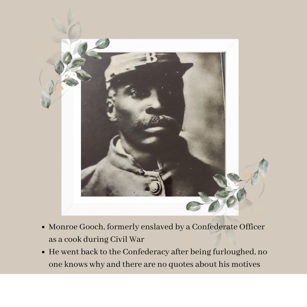 Monroe Gooch, enslaved cook